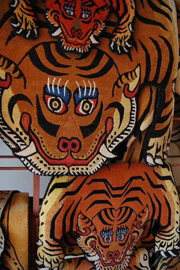 Handmade Tibetan Carpets and Woolen Shawls